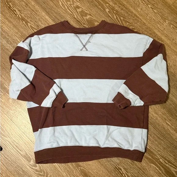Free People Oversized Striped Crewneck - Picture 2 of 2